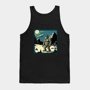 Yeti Under a Full Moon Tank Top